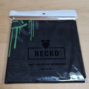 NWT Googan Squad Necko Black & Green Wind Rain Sun Blocking Neck Gaiter OSFA